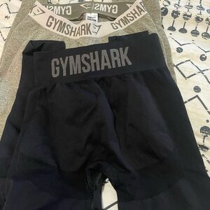 Gymshark Olive and Black Medium gym leggings!